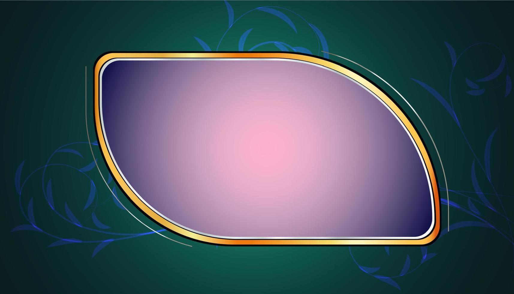 Frame blue floral 13992552 Vector Art at Vecteezy