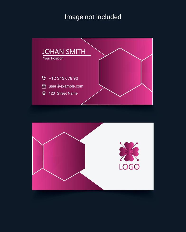Creative professional Business card Design 13992564 Vector Art at Vecteezy