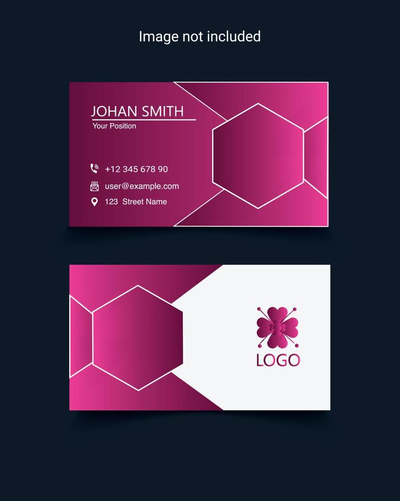 Creative professional Business card Design vector