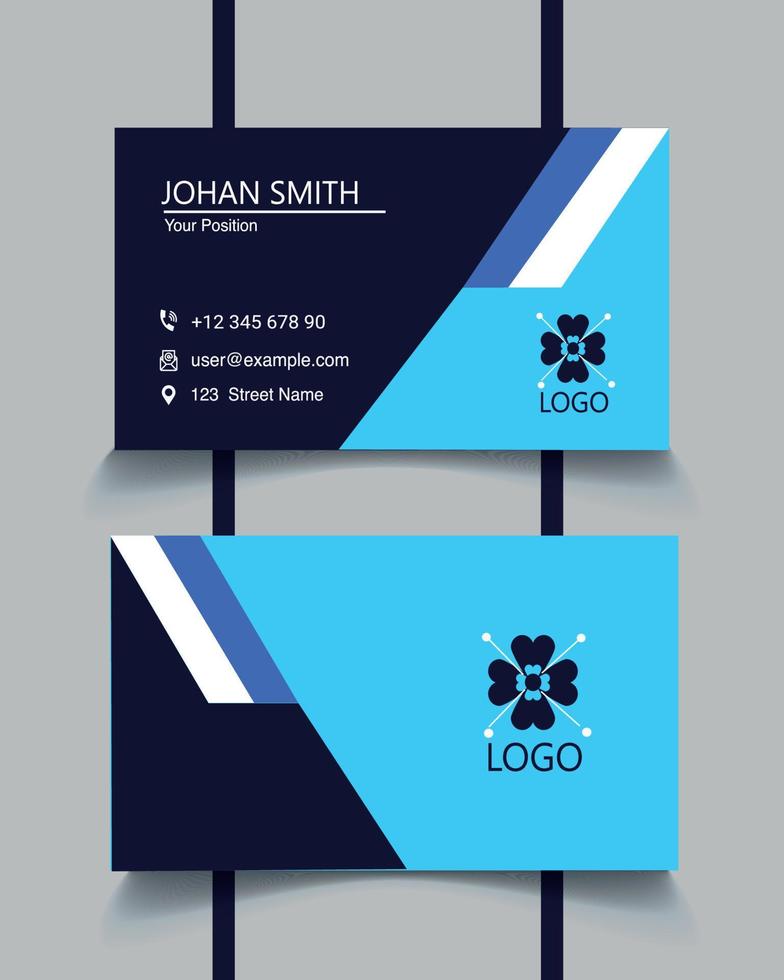 Creative professional Business card Design 13992568 Vector Art at Vecteezy