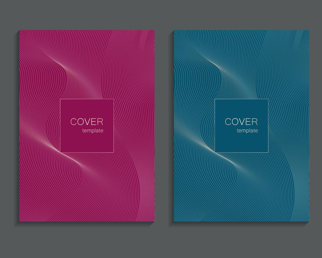 Set of luxury cover templates. Vector cover design for placards, banners, flyers, presentations and cards