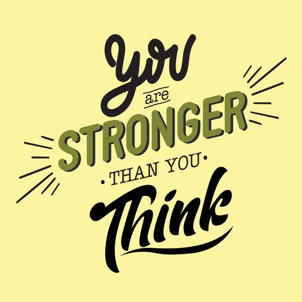 You stronger than you think vector