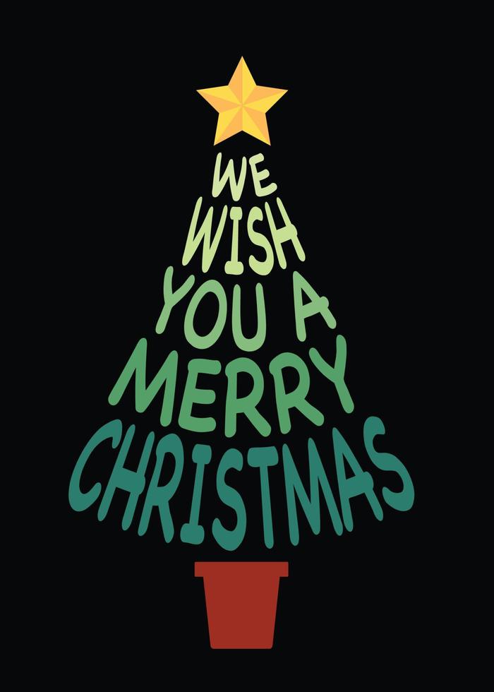 Merry Christmas party background poster vector