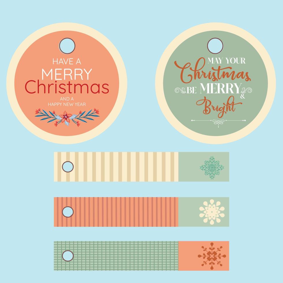 Merry Christmas party background poster vector