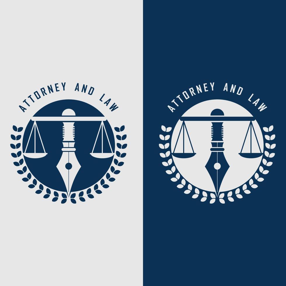 justice logo vector with slogan template