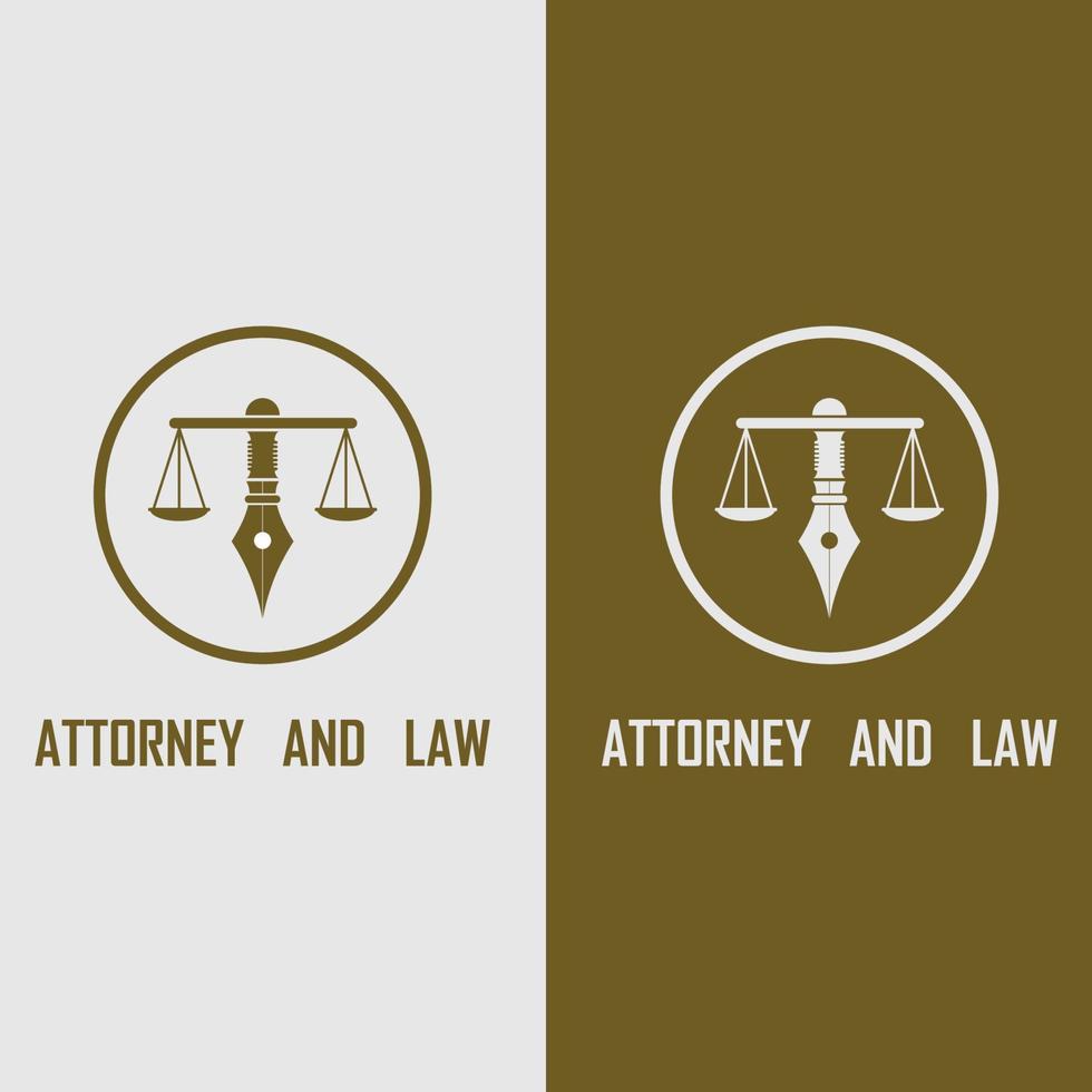 justice logo vector with slogan template