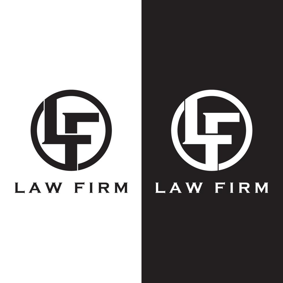 vector de logotipo de justicia con plantilla de eslogan