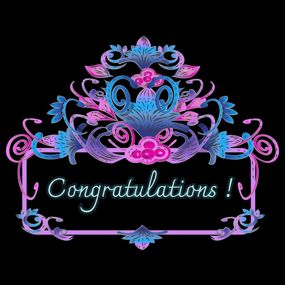 Congratulattions Greetings Vector