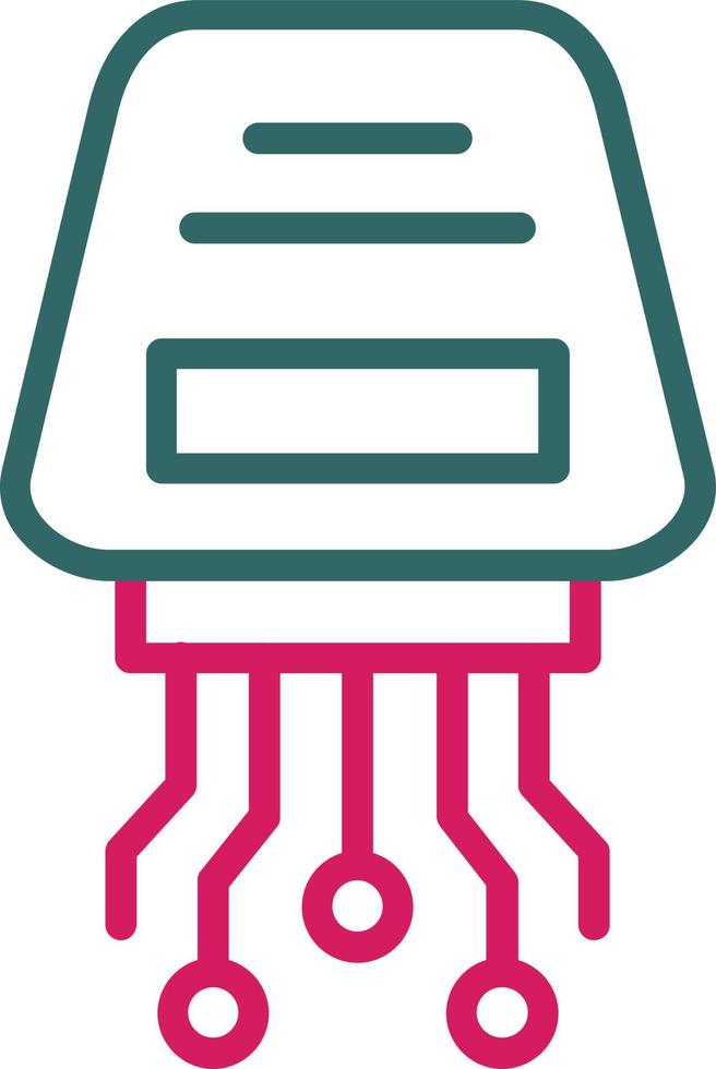 Data Encryption Vector  Icon