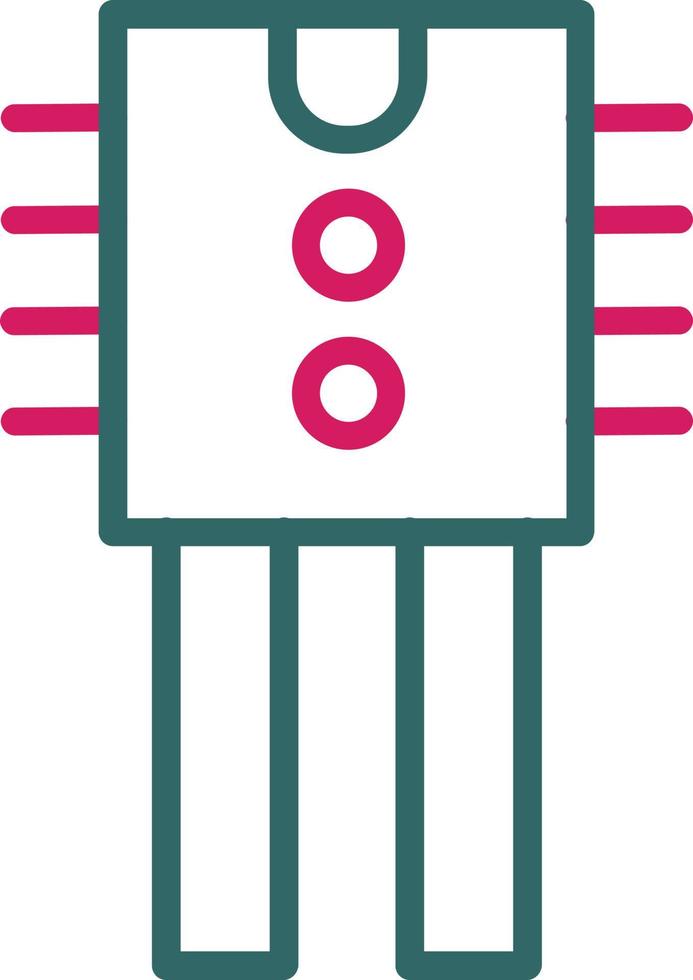 Transistor Vector Icon