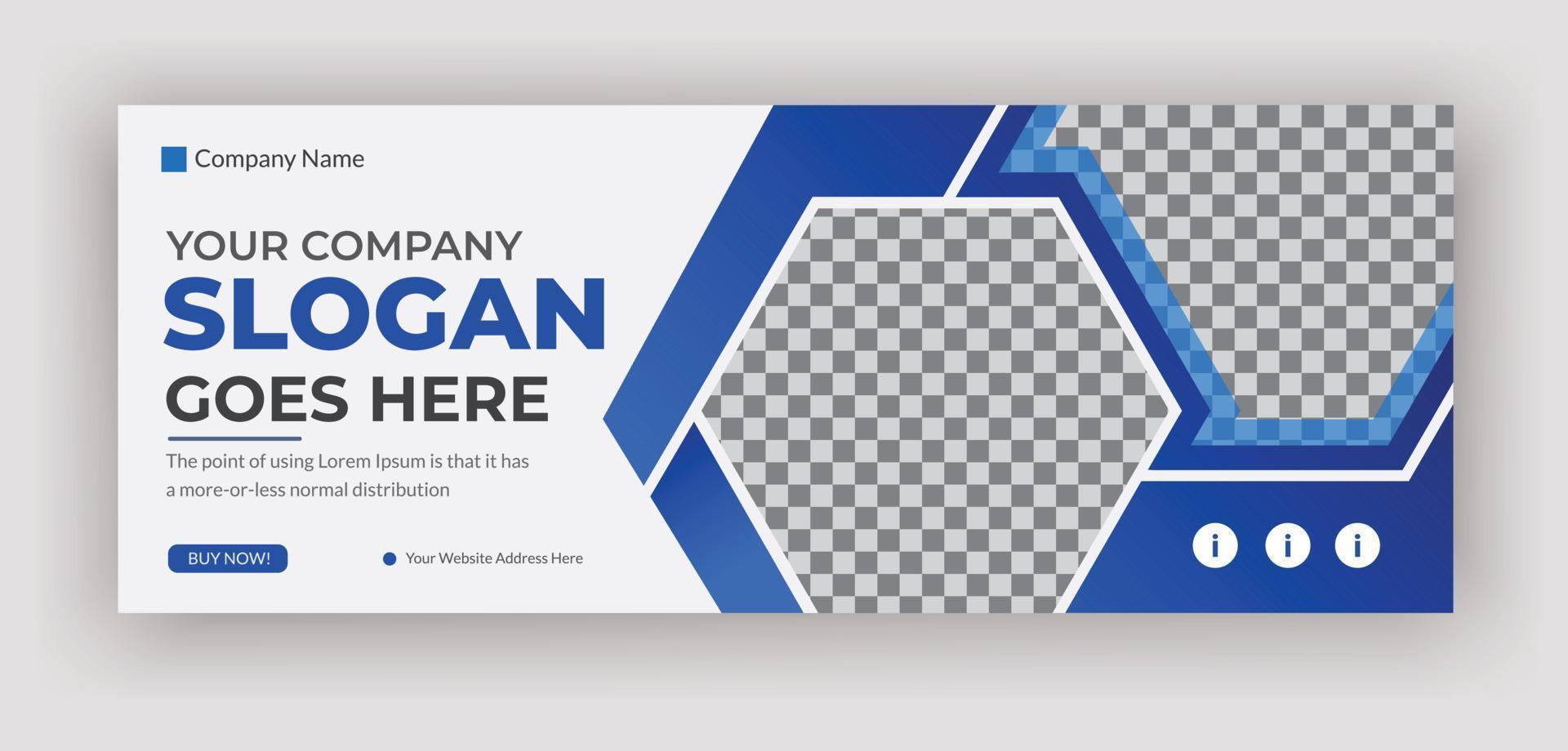 Business real estate social media cover design template vector