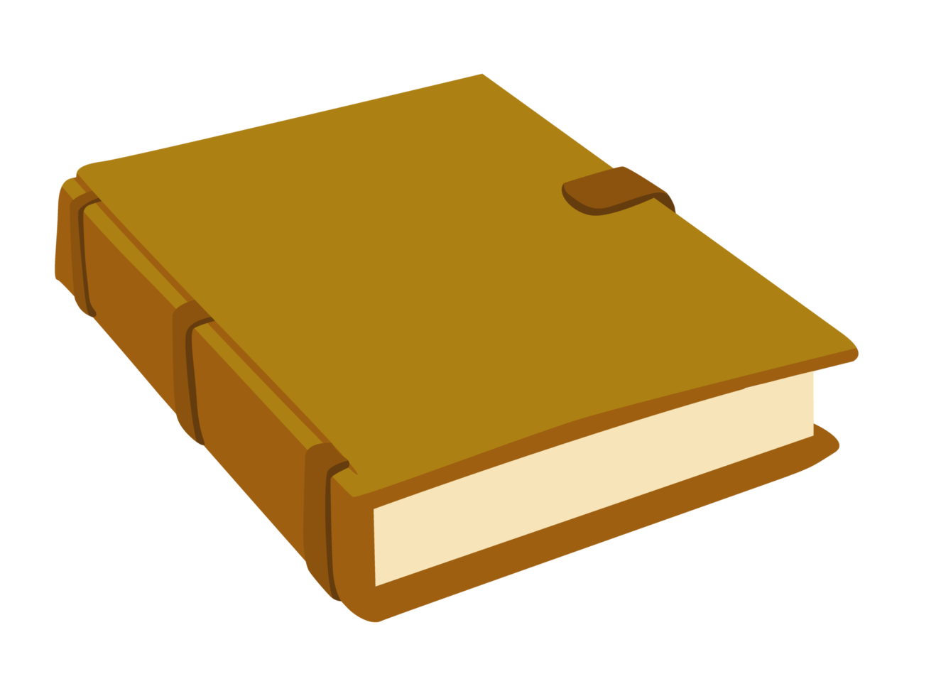 illustration d'un livre avec une couverture jaune png