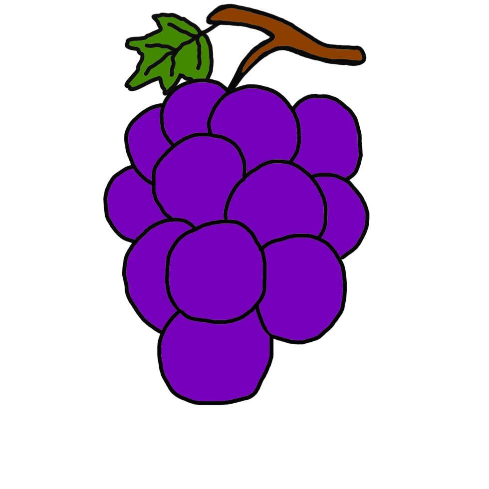 ilustração de uva png