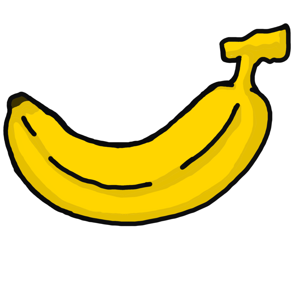 banan frukt illustration png