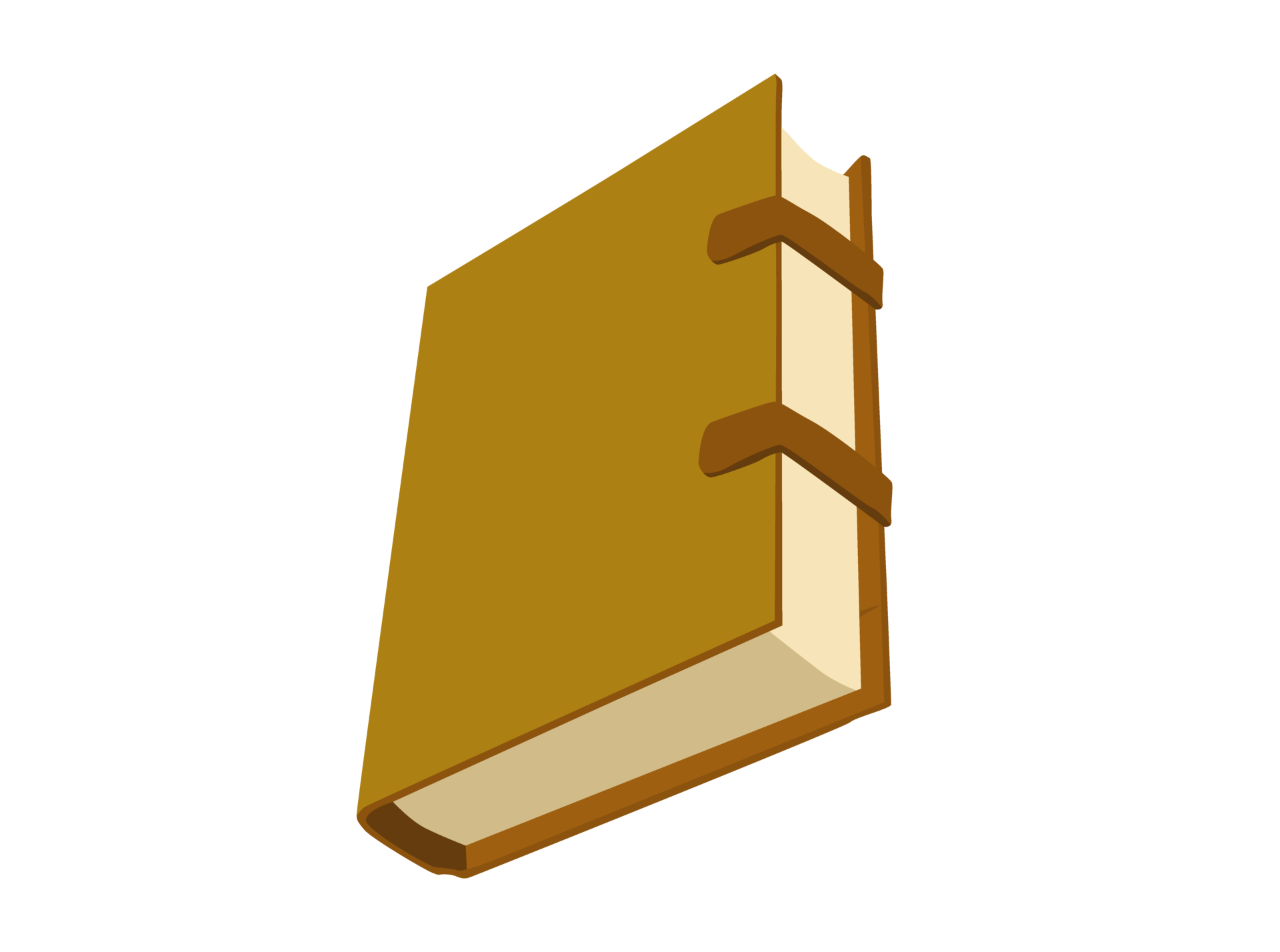 Illustration of a Book with a Yellow Cover 13994083 PNG