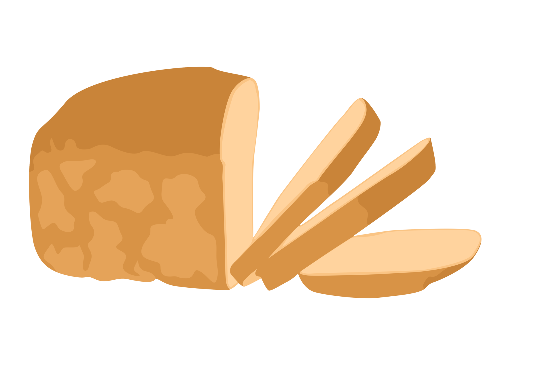 Free Illustration of Bread with Multiple Slices 13994205 PNG with Transparent Background