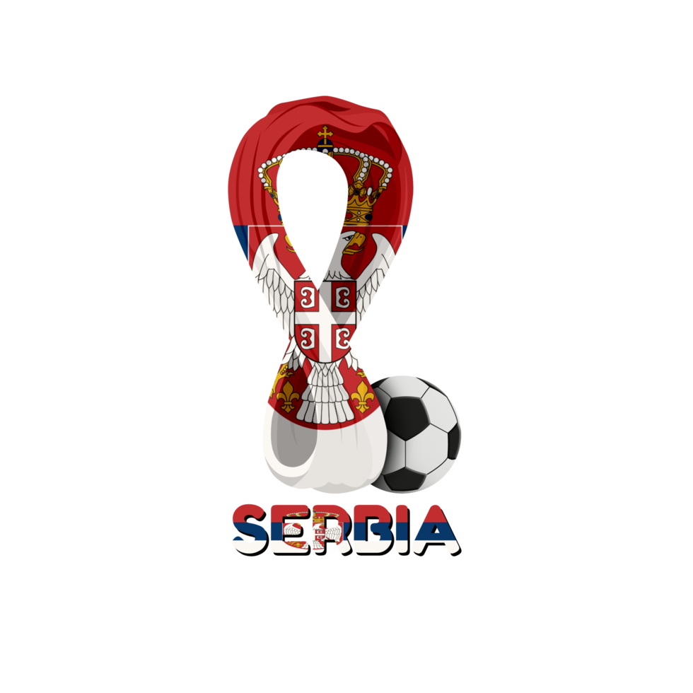 värld kopp i qatar 2022 flagga serbia png