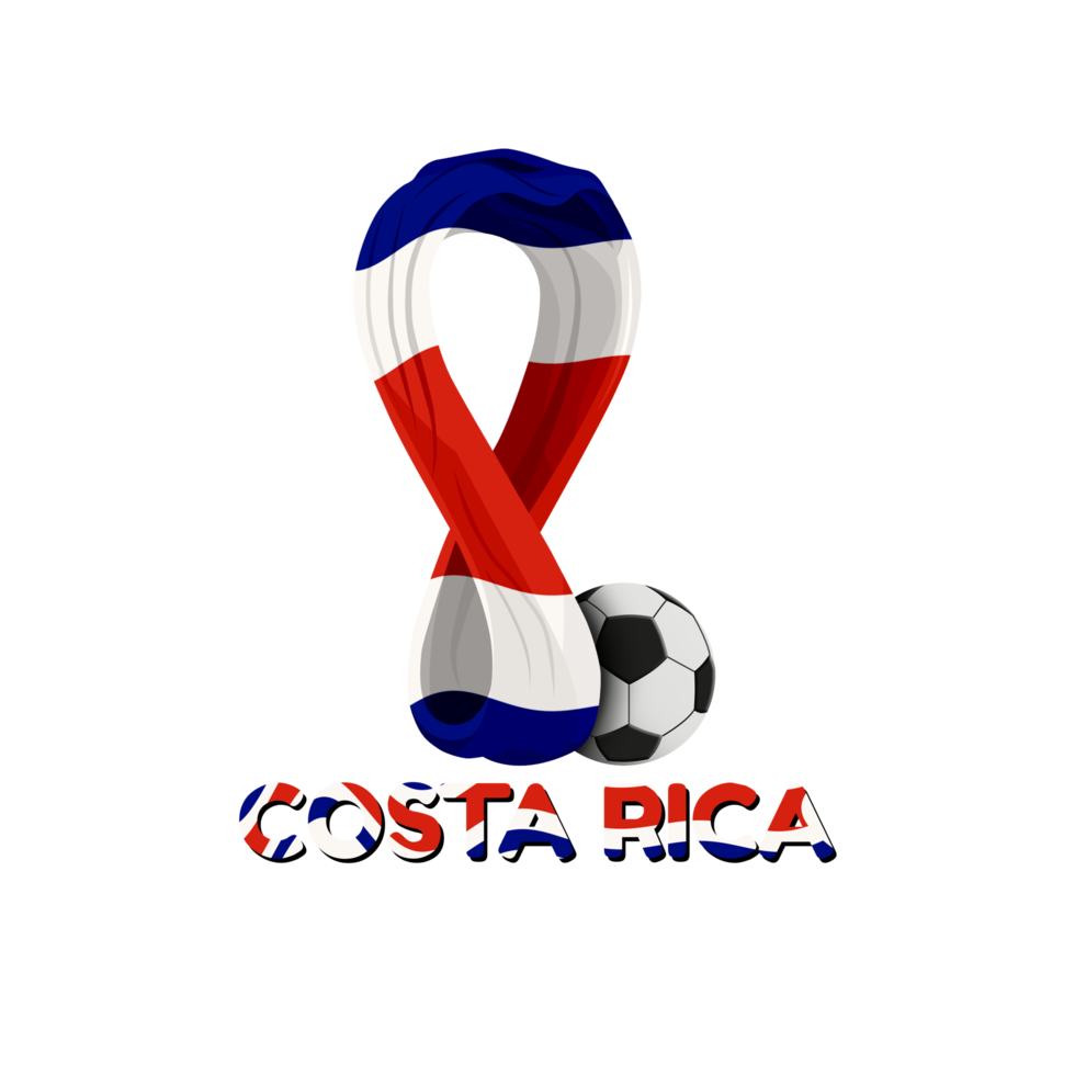 Fifa World Cup qatar 2022 flag Costa Rica png