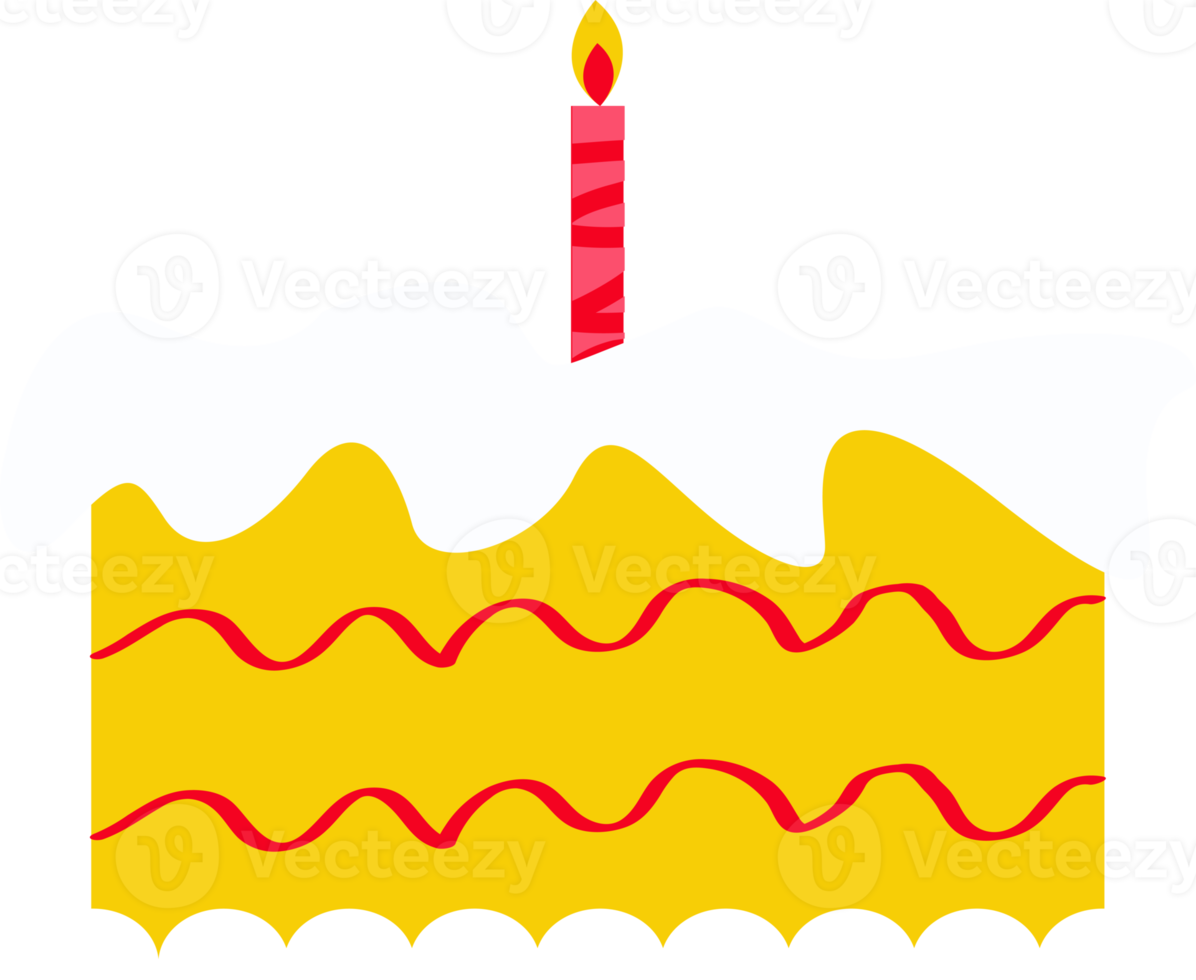 födelsedag kaka dekoration element illustration png