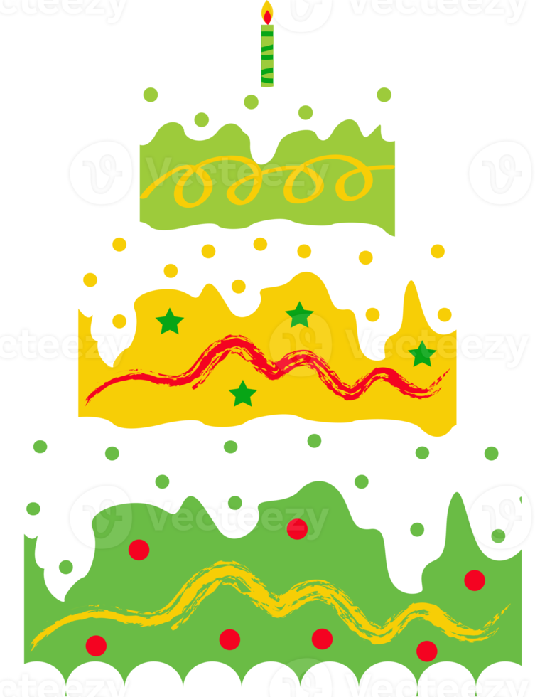 birthday cake decoration element illustration png