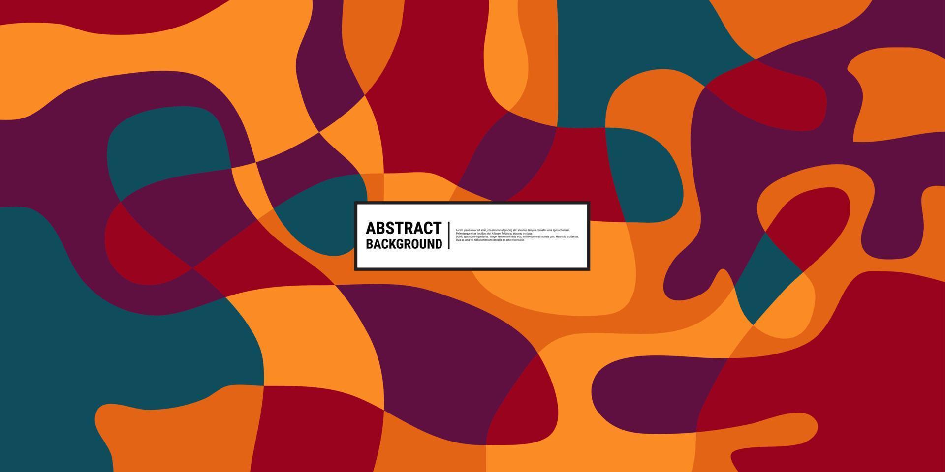 Colorful Abstract Banner Template for Web Design Landing Pages and Printables. Eps10 Vector
