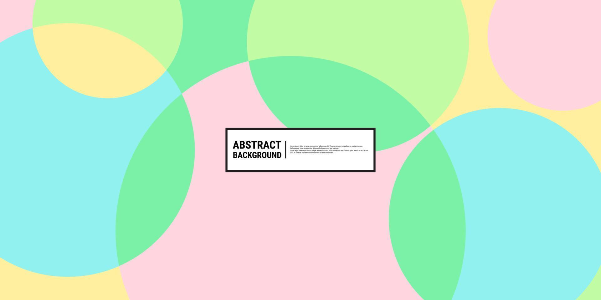 Colorful Abstract Banner Template for Web Design Landing Pages and Printables. Eps10 Vector