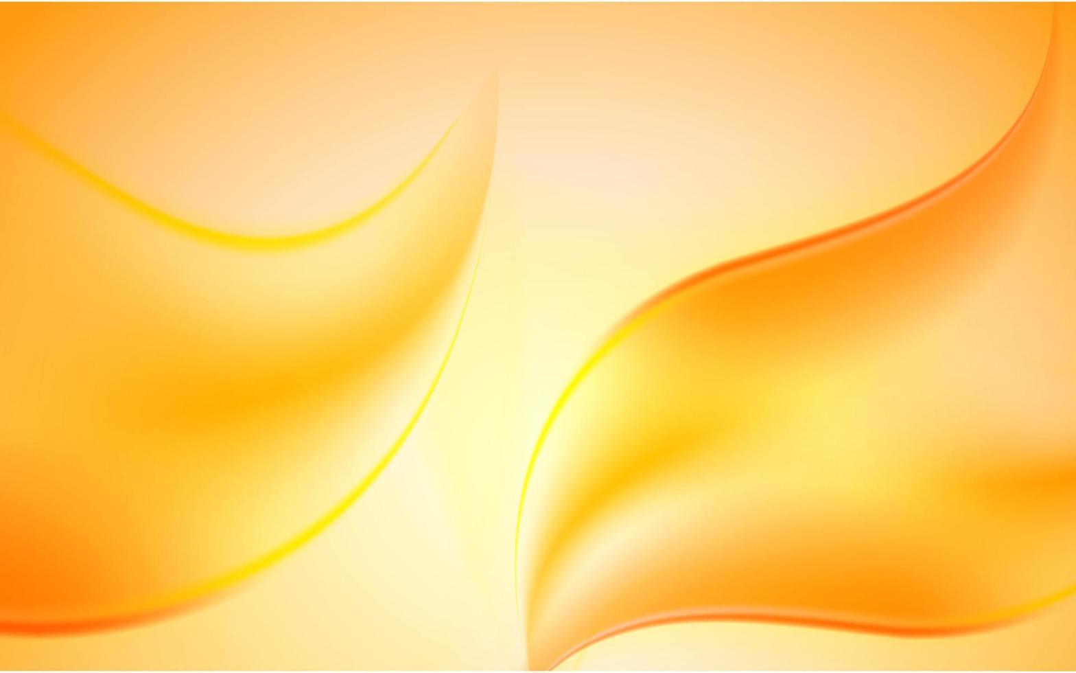 Orange Abstract Vector Background. Wave Background. Vector Illustration