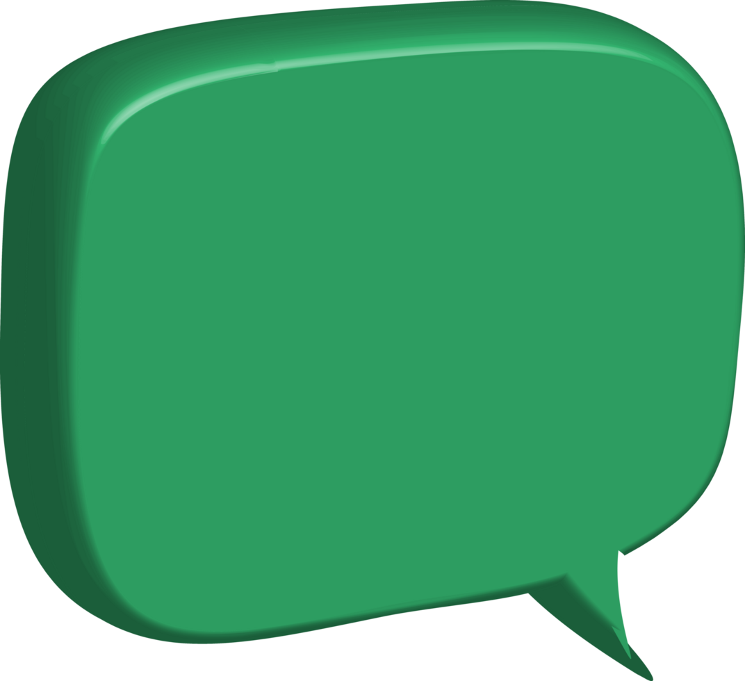 Speech Bubble Crop-out png