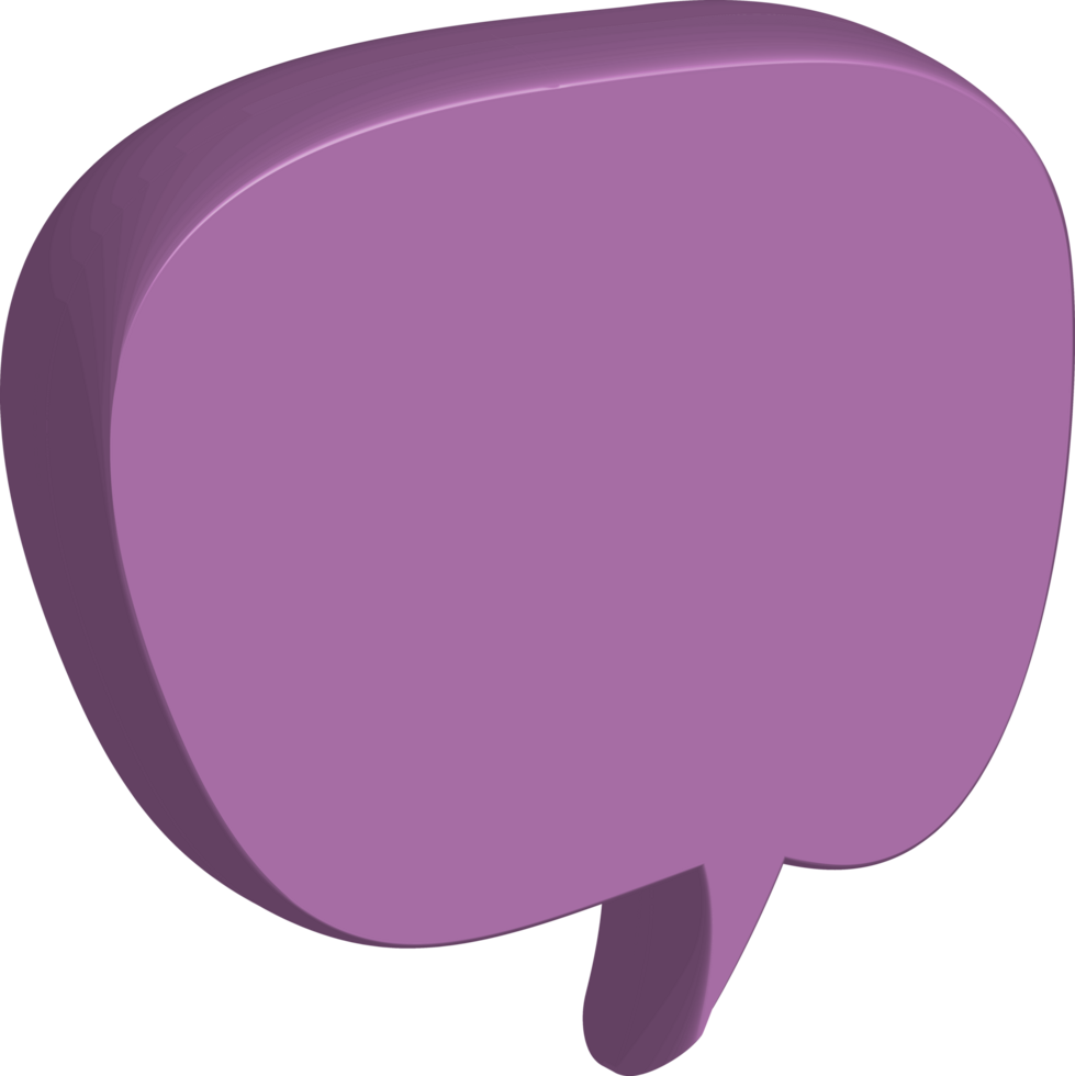 Speech Bubble Crop-out png