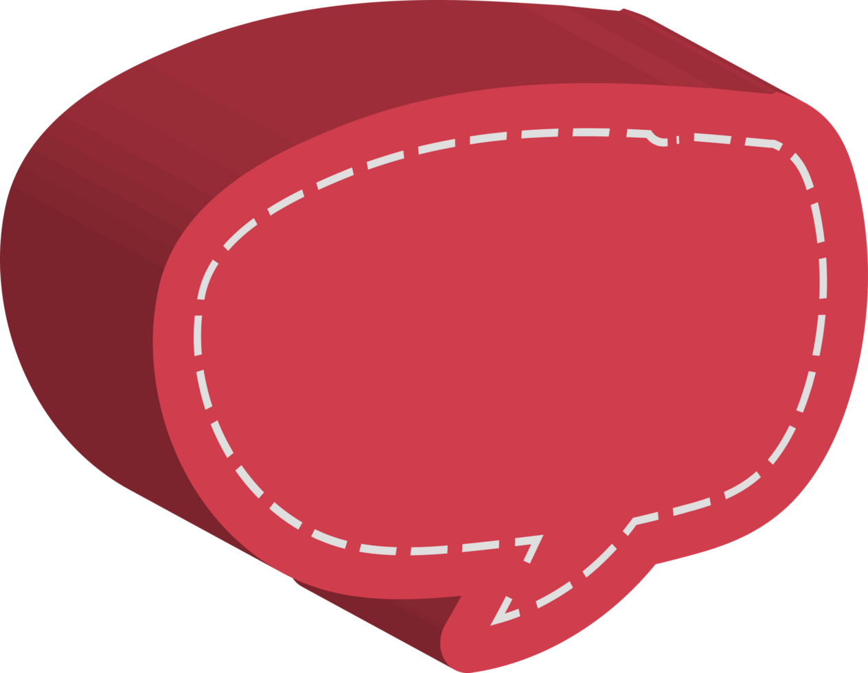 Speech Bubble Crop-out png
