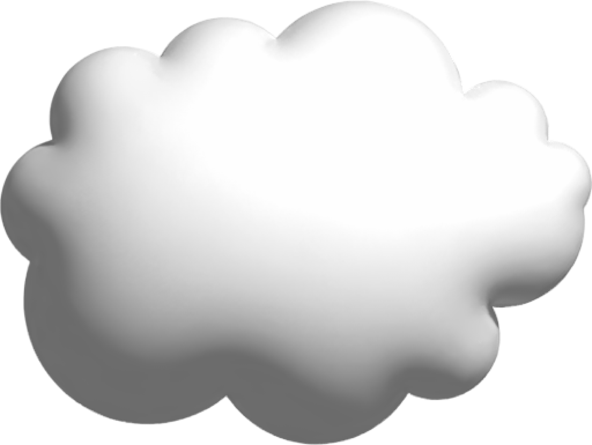 white 3d cloud 13994726 PNG