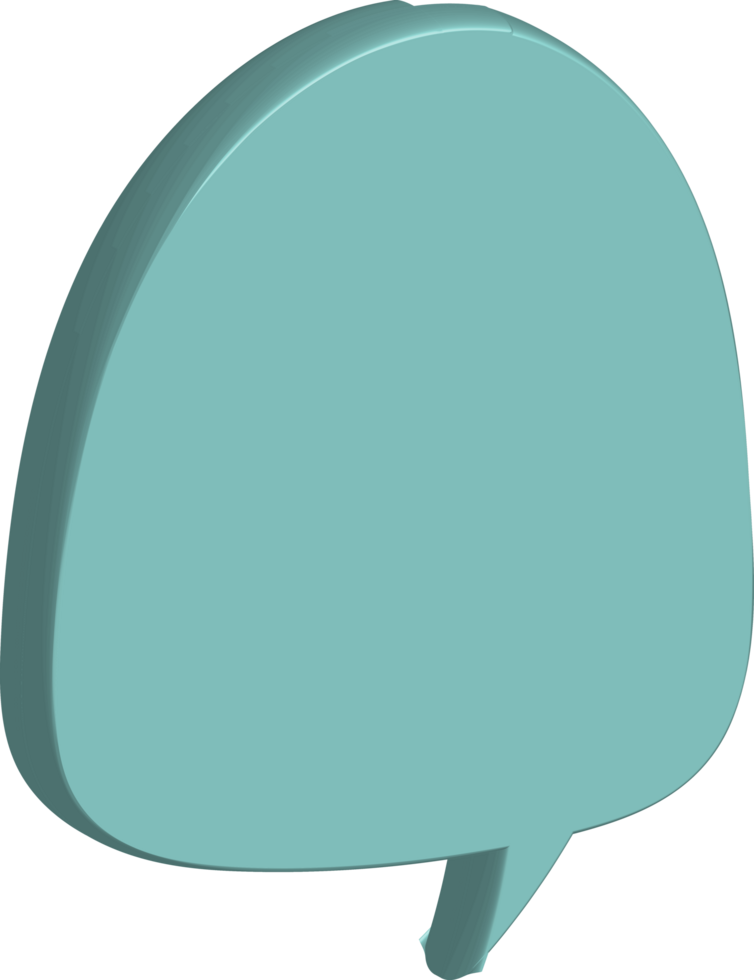 Speech Bubble Crop-out png