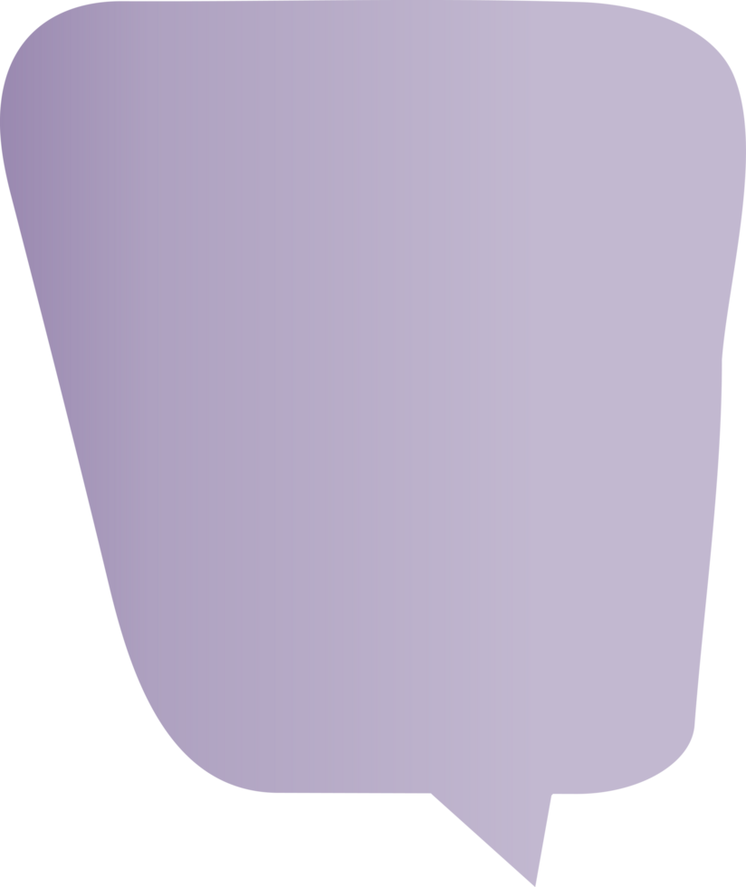 Speech Bubble Crop-out png