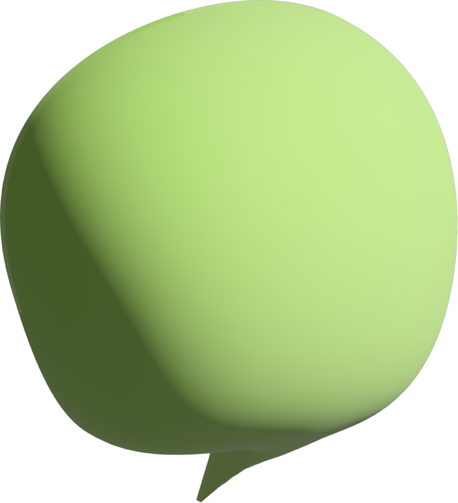 Speech Bubble Crop-out png