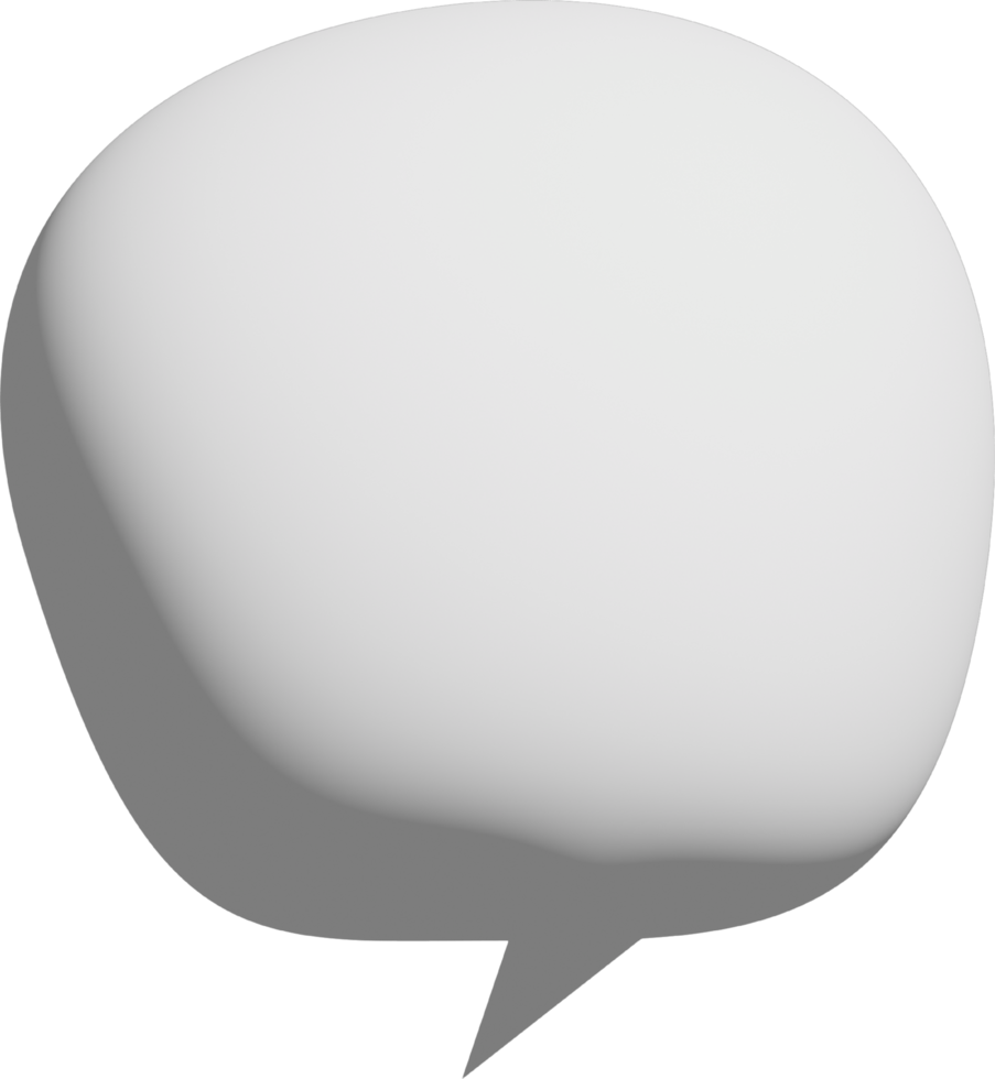 Speech Bubble Cropout png