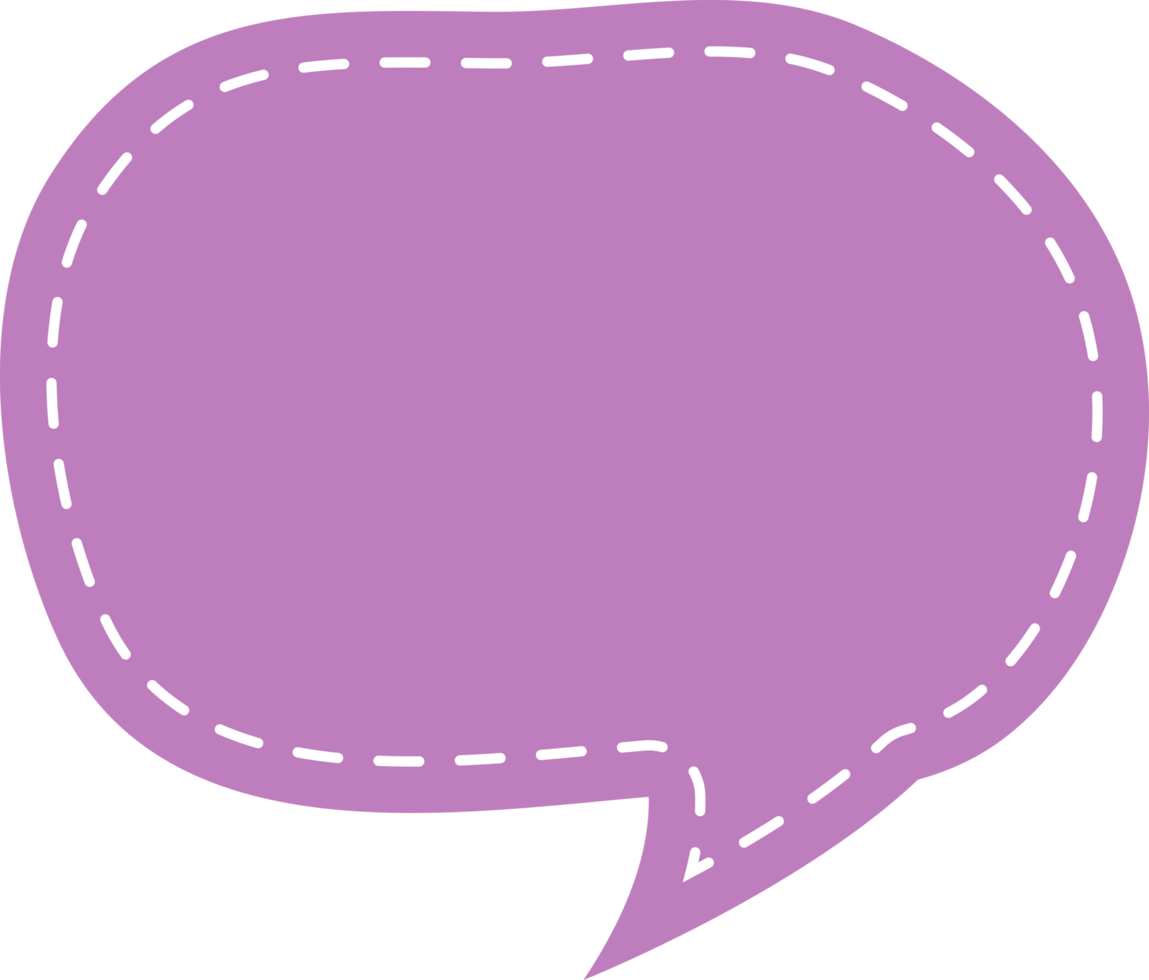 Speech Bubble Cropout png