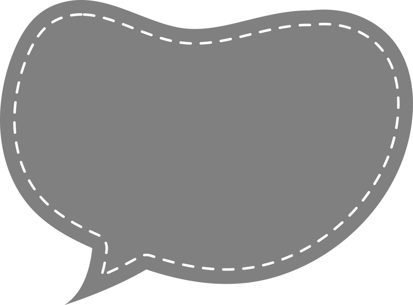 Speech Bubble Cropout png