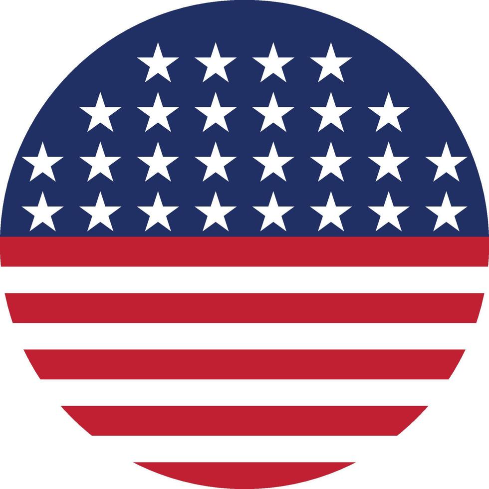 usa flag button vector 13994805 Vector Art at Vecteezy