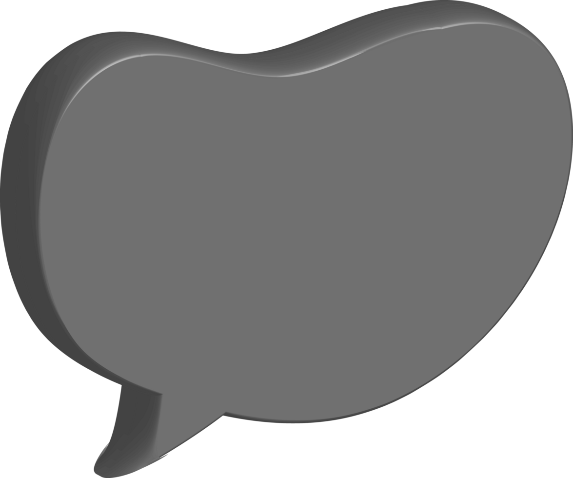 Speech Bubble Crop-out png