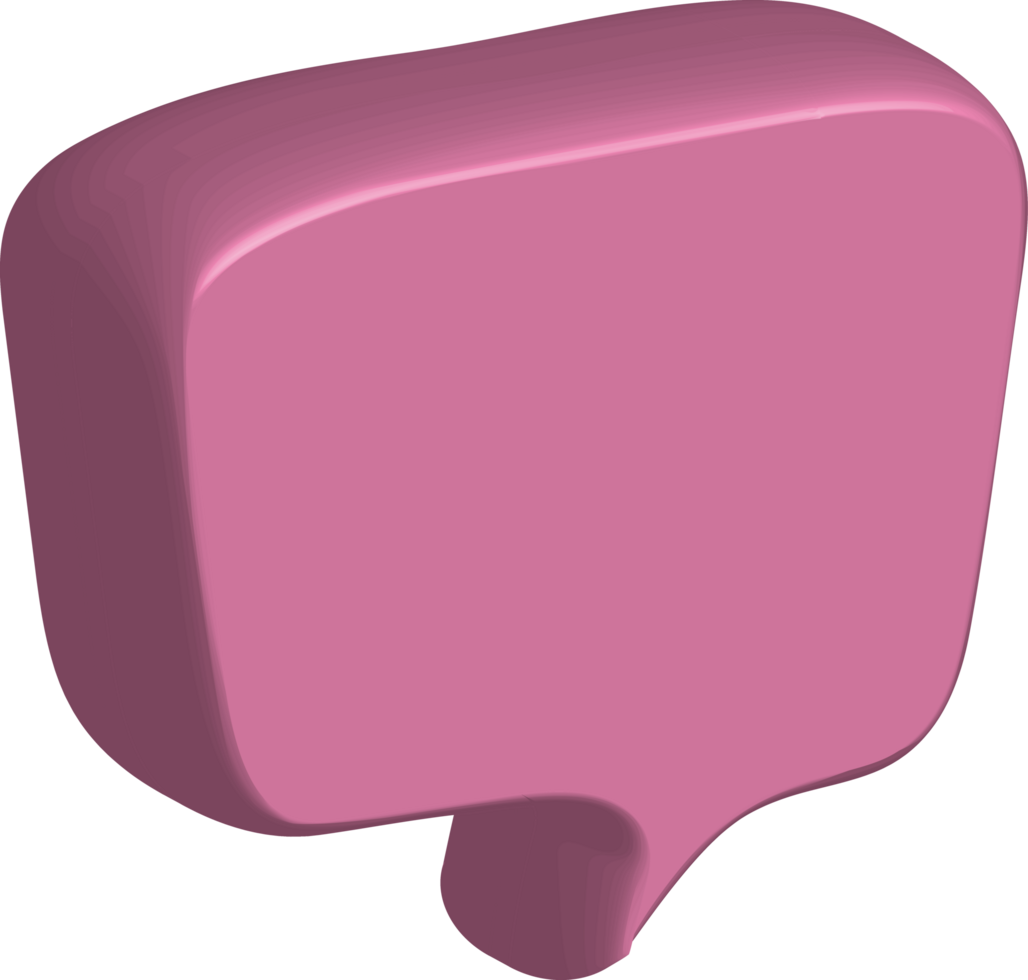 Speech Bubble Crop-out png