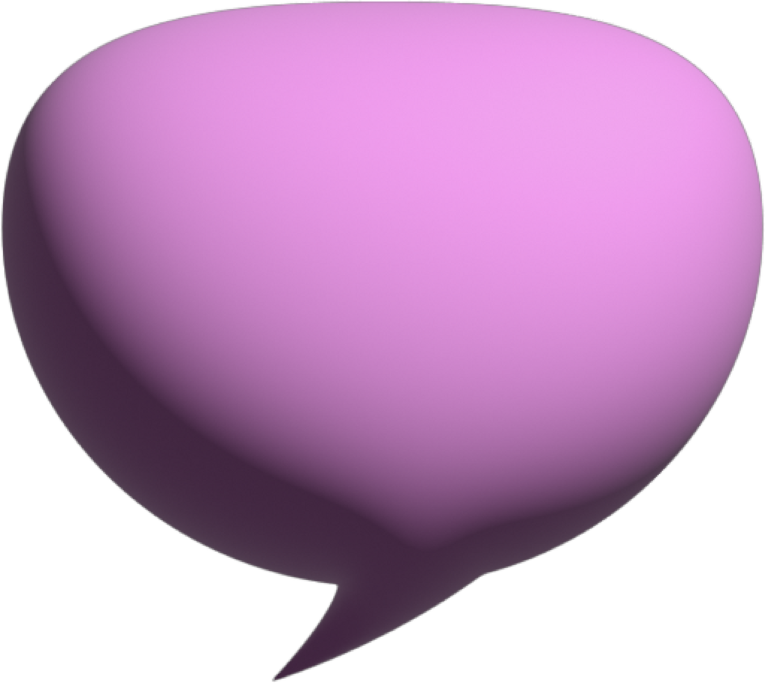 Speech Bubble Crop-out png