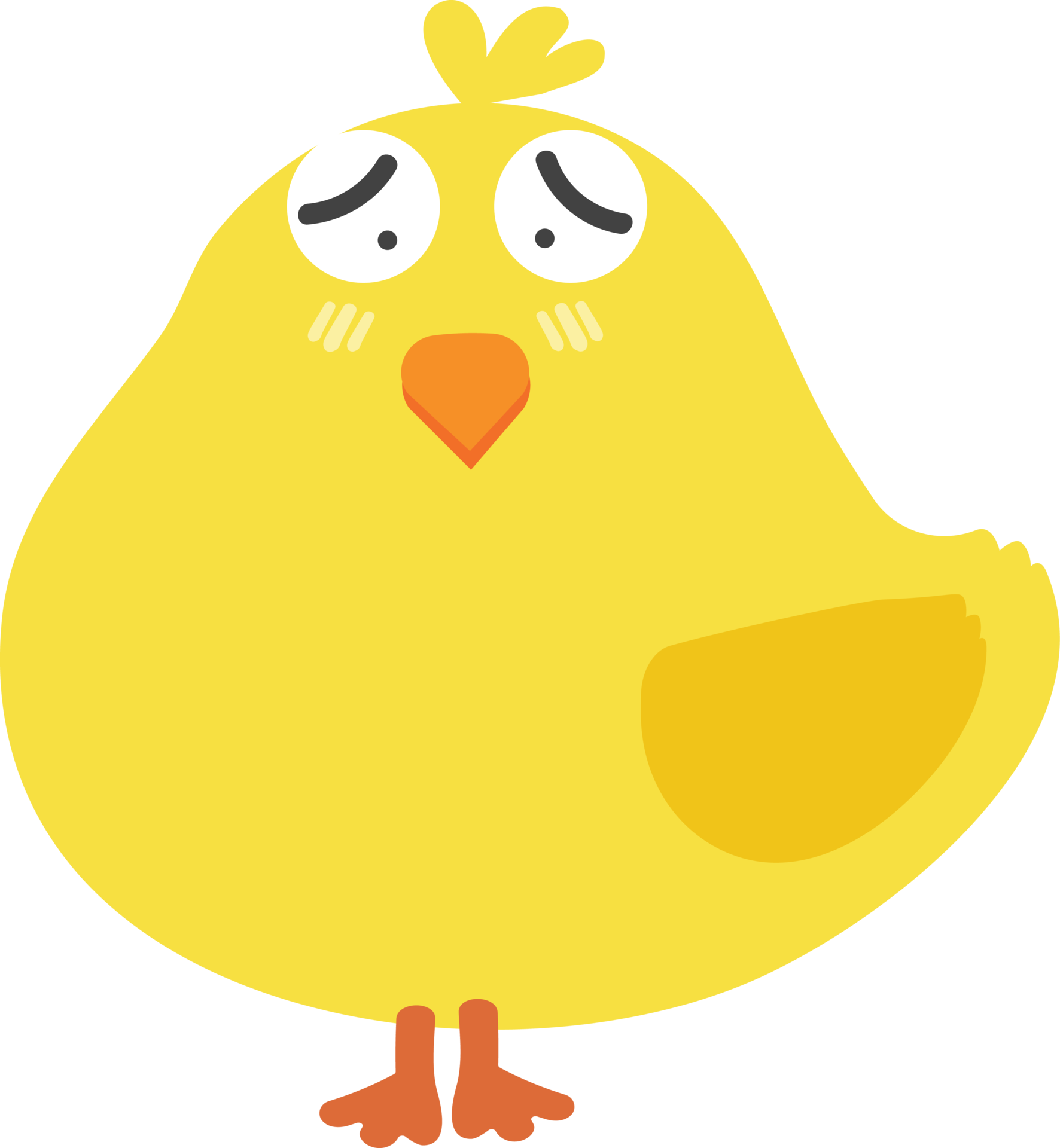 Free sad chick cartoon character crop-out 13994853 PNG with Transparent Background Free sad chick cartoon character crop-out 13994853 PNG with Transparent Background
