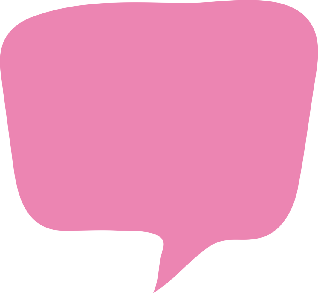 Speech Bubble Crop-out png