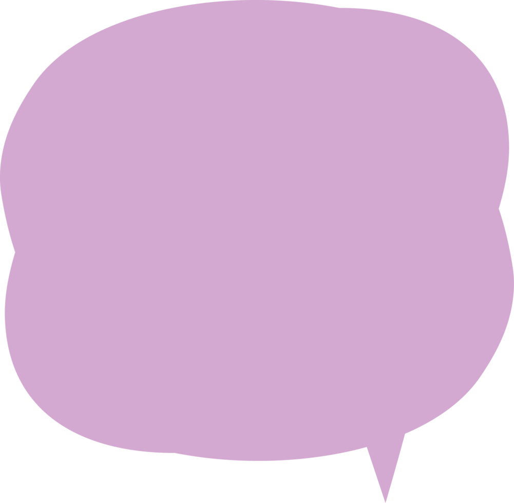 Speech Bubble Crop-out png