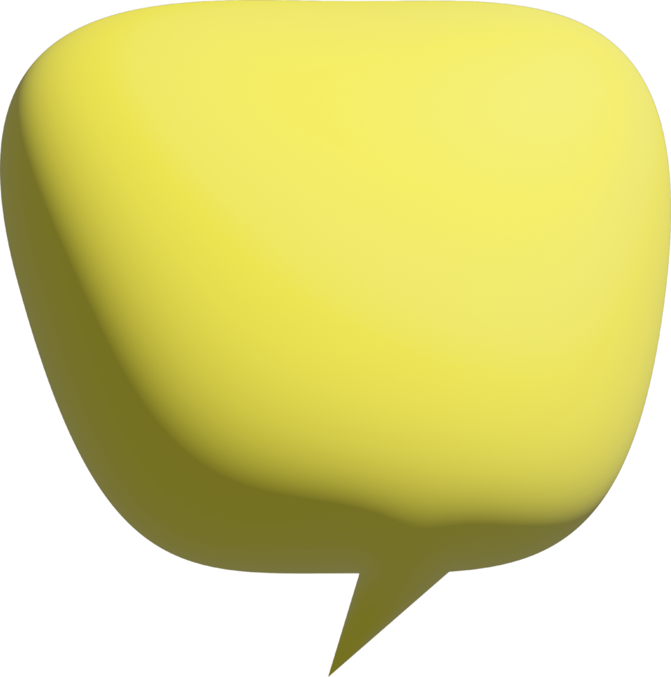 Speech Bubble Cropout png