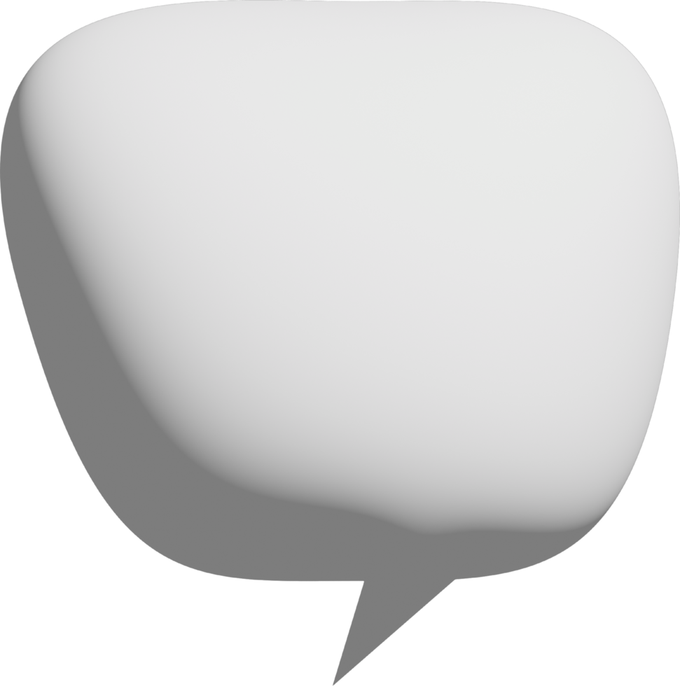 Speech Bubble Cropout png