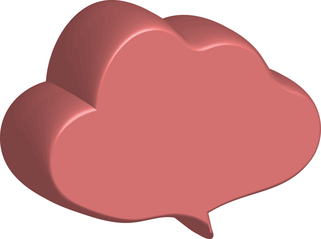 Speech Bubble Crop-out png