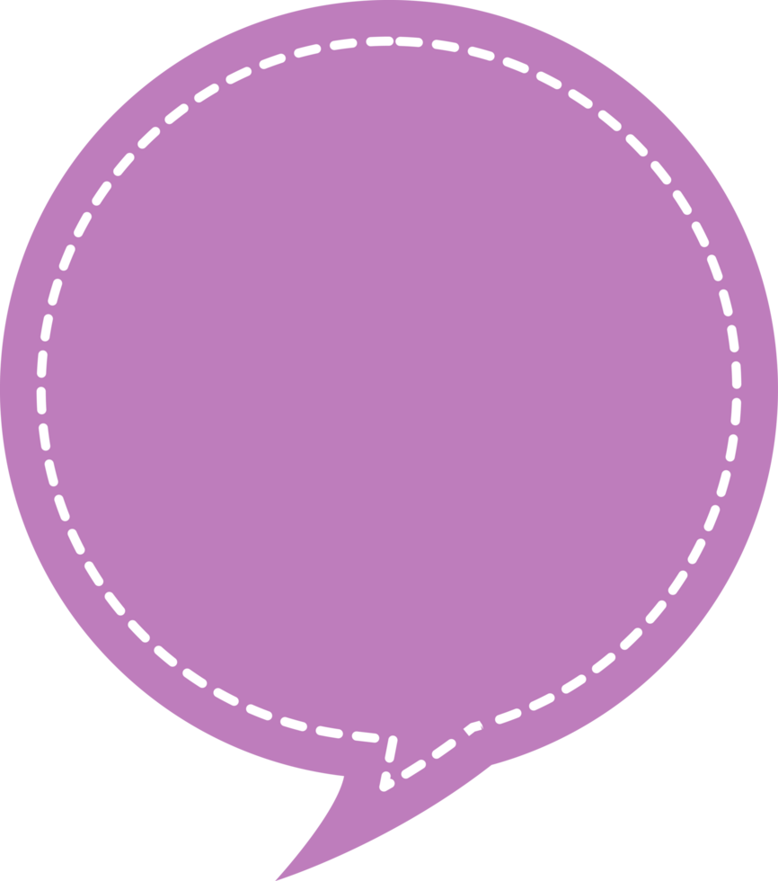 Speech Bubble Crop-out png