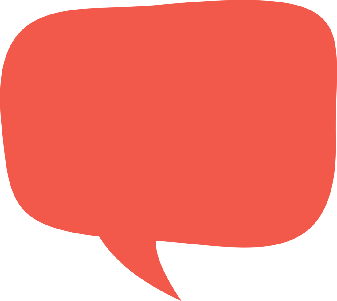 Speech Bubble Crop-out png