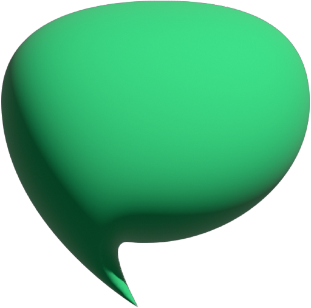 Speech Bubble Crop-out png